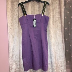 Versace Zipper Detail Dress